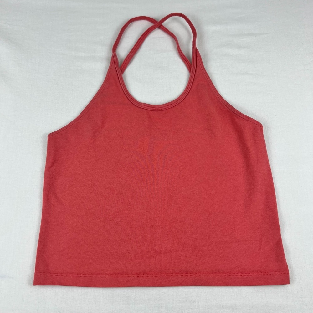 American Eagle Red Adjustable‎ Halter Top, Women's Size Small